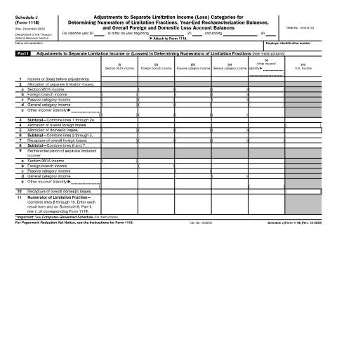 Document preview: IRS Form f1118sj — IRS, United States (CERFA n°1118SJ)