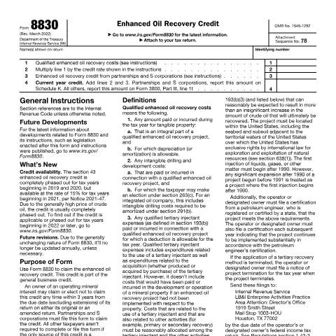 Document preview: IRS Form f8830 — IRS, United States (CERFA n°8830)