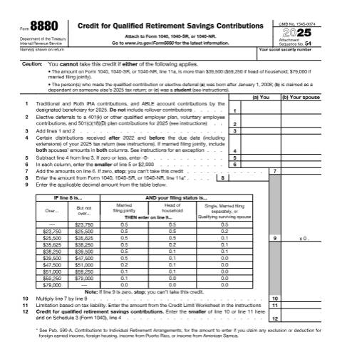 Document preview: IRS Form f8880 — IRS, United States (CERFA n°8880)