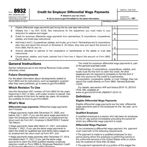 Document preview: IRS Form f8932 — IRS, United States (CERFA n°8932)