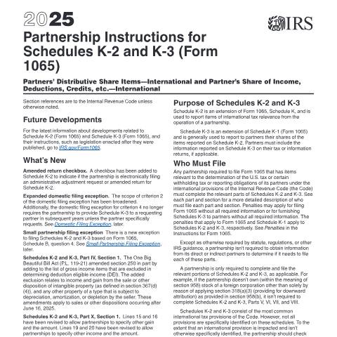 Document preview: IRS Instructions i1065s23 — IRS, United States (CERFA n°INST-1065S23)
