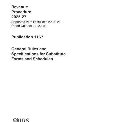 Document preview: IRS Publication p1167 — IRS, United States (CERFA n°PUB-1167)