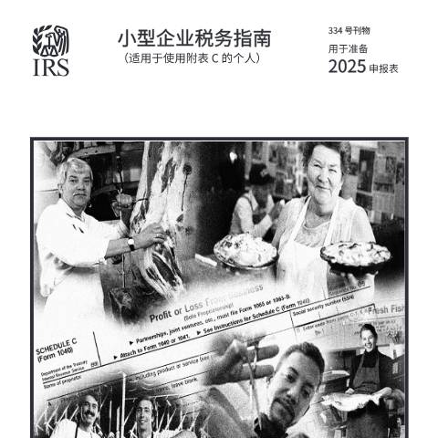 Document preview: IRS Publication p334zhs — IRS, United States (CERFA n°PUB-334ZHS)