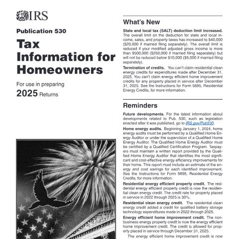 Document preview: IRS Publication p530 — IRS, United States (CERFA n°PUB-530)