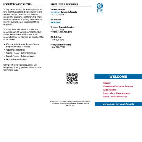 Document preview: IRS Publication p4227 — IRS, United States (CERFA n°PUB-4227)