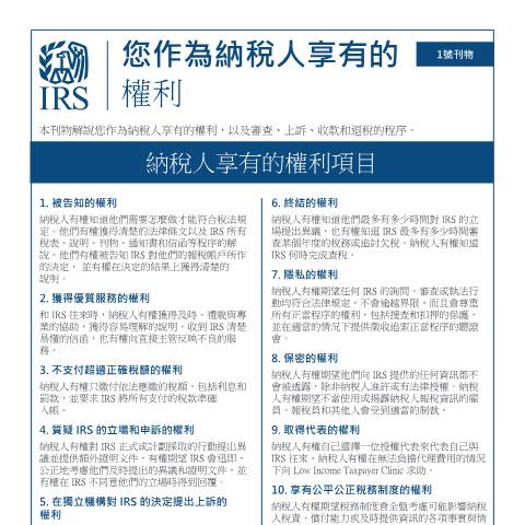 Document preview: IRS Publication p1zht — IRS, United States (CERFA n°PUB-1ZHT)