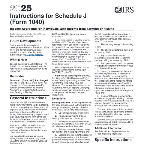 Document preview: IRS Instructions i1040sj — IRS, United States (CERFA n°INST-1040SJ)