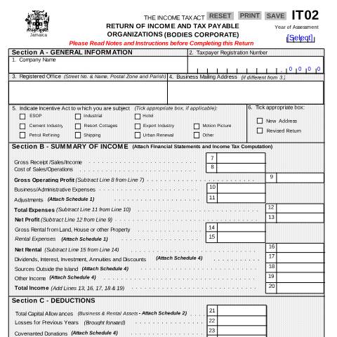 Document preview: IT02 2000 to 2012 — Document, Jamaica (CERFA n°IT02_2000+to+2012)