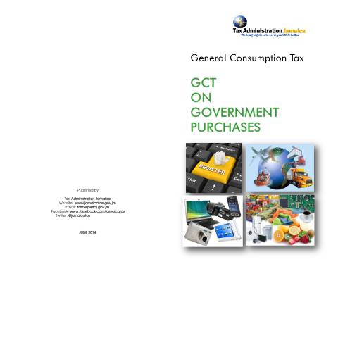 Document preview: GCT on Government Purchases — Document, Jamaica (CERFA n°GCT+on+Govt+Purchases_booklet)