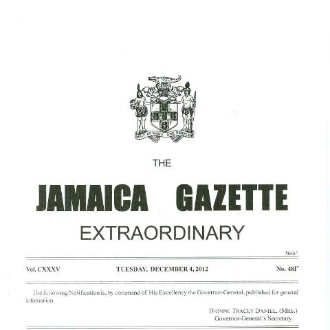 Document preview: Jamaica - Greenland — Document, Jamaica (CERFA n°jamaica_greenland)