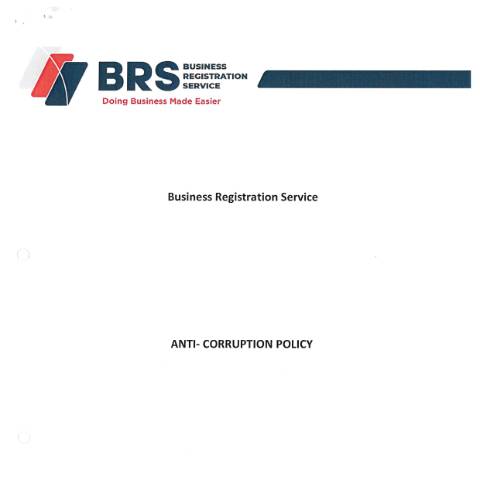 Document preview: Approved Anti-Corruption Policy — Policy, Kenya (CERFA n°Approved-Anti-Corruption-Policy)