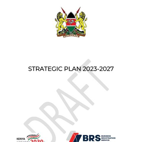 Document preview: DRAFT 1- BRS STRATEGIC PLAN 2023-2028 — Publication, Kenya (CERFA n°DRAFT-1-BRS-STRATEGIC-PLAN-2023-2028)