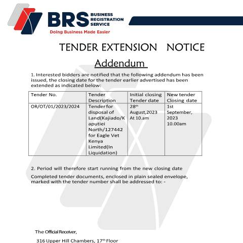 Document preview: ADENDUM — Document, Kenya (CERFA n°ADENDUM)