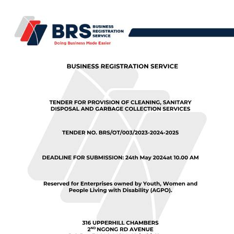 Document preview: FINAL DOCUMENT PUBLISHED 17TH MAY CLOSING 24TH MAY 2024 — Document, Kenya (CERFA n°FINAL-DOCUMENT-PUBLISHED-17TH-MAY-CLOSING-24TH-MAY-2024)