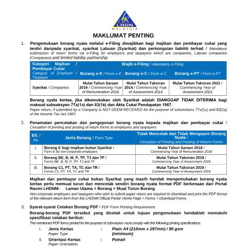 Document preview: Form Printing Requirement — Non-Company and Non-Individual, Malaysia (CERFA n°TR)