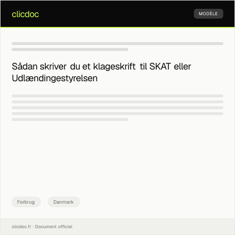 Document preview: Klageskrift over misligholdt serviceaftale — Forbrug, Danmark