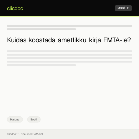 Document preview: Kohtualluvuse ja hagitaotluse esitamist — Haldus, Eesti