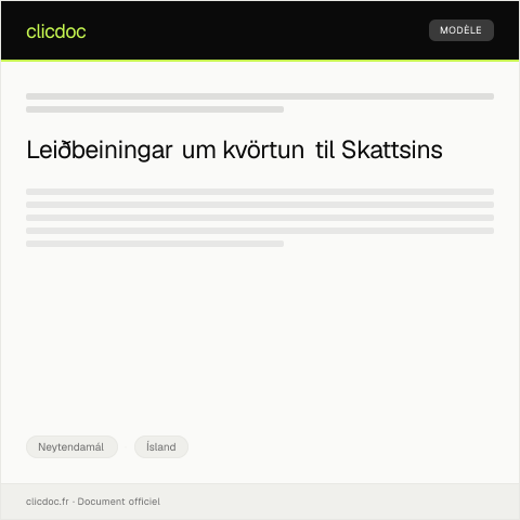 Document preview: Kvörtun vegna rásar eða ófullnægjandi þjónustu — Neytendamál, Ísland