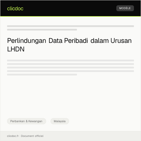 Document preview: Langkah Melindungi Data Peribadi — Perbankan & Kewangan, Malaysia