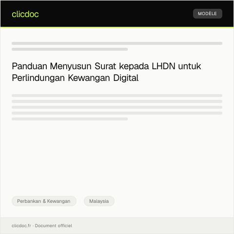 Document preview: Langkah Perlindungan Kewangan Digital — Perbankan & Kewangan, Malaysia