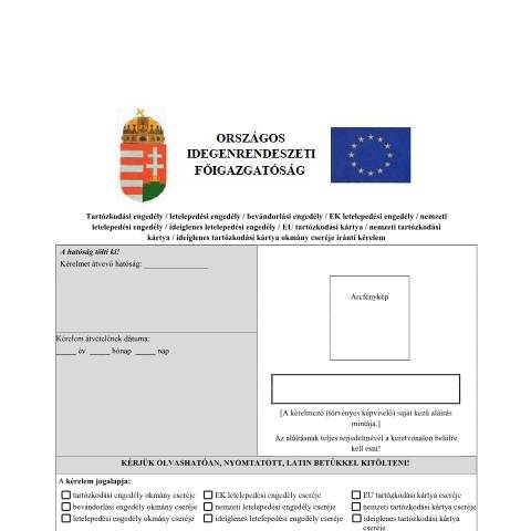 Document preview: 19 Okmánycsere — OIF_BEVANDORLAS, Magyarország