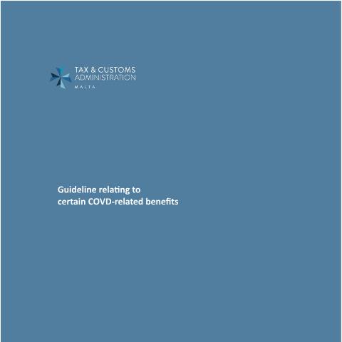 Document preview: Tax Guidelines — mtca-guideline-covid-related-benefits.pdf — income_tax, Malta (CERFA n°mtca-guideline-covid-related-benefits)