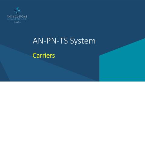 Document preview: AN-PN-TS System — power-point-presentation-carriers---26-11-24.pdf — customs_excise, Malta (CERFA n°power-point-presentation-carriers---26-11-24)