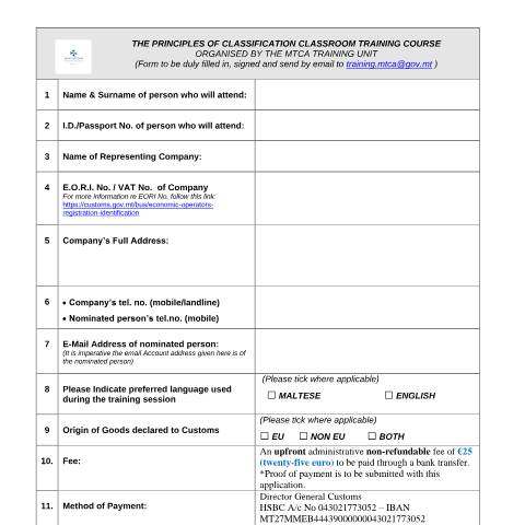 Document preview: CES Training — the-principles-of-classification.pdf — income_tax, Malta (CERFA n°the-principles-of-classification)