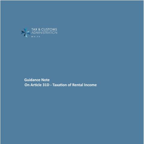 Document preview: Tax Guidelines — mtca-guidance-note-art31d.pdf — income_tax, Malta (CERFA n°mtca-guidance-note-art31d)