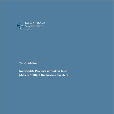 Document preview: Tax Guidelines — mtca-tax-guidelines-ita.pdf — income_tax, Malta (CERFA n°mtca-tax-guidelines-ita)
