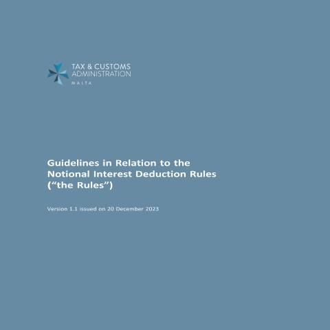Document preview: Tax Guidelines — nid-guideline.pdf — income_tax, Malta (CERFA n°nid-guideline)