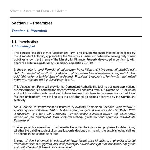 Document preview: Downloads — form-property-developed-in-conformity-with-approved-criteria-s-l-364-19.pdf — property_tax, Malta (CERFA n°form-property-developed-in-conformity-with-approved-criteria)