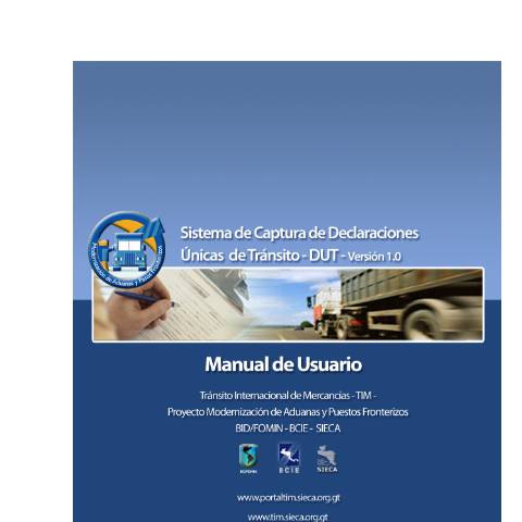 Vista previa del documento Manual para Sistema TIM — Manual, El Salvador (CERFA n°PMHDC8298)