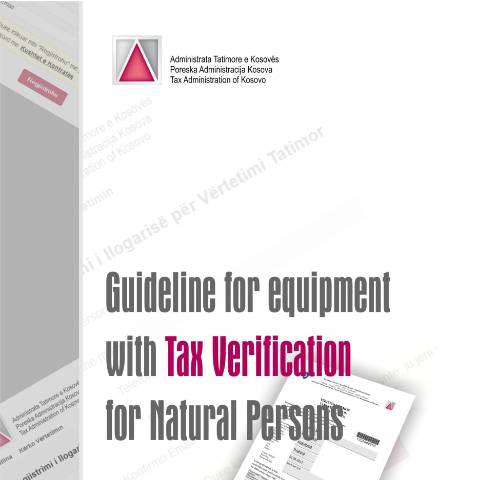 Document preview: Tax Verification Manual — Manualspresentations, Kosovë