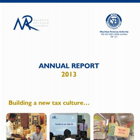 Document preview: 2013 — Publication, Mauritius (CERFA n°AnnualReport2013)