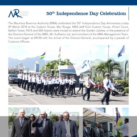 Document preview: 50 th Independence Day Celebration (09.03.18) — Document, Mauritius (CERFA n°50thIndependence)