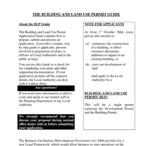 Document preview: g_blp_guide — Guide, Mauritius (CERFA n°g_blp_guide)