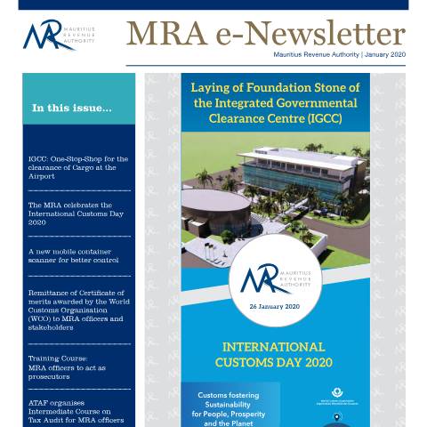Document preview: January 2020 — Document, Mauritius (CERFA n°ENewsletterJan2020)