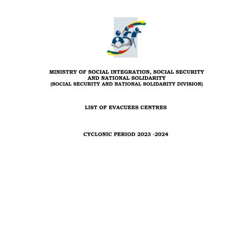 Document preview: list of evacuee centres-20.02.24 — Reference, Mauritius (CERFA n°list-of-evacuee-centres-20.02.24)