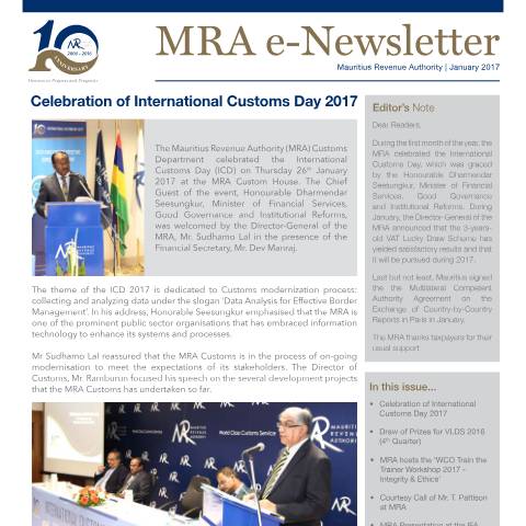 Document preview: January 2017 — Document, Mauritius (CERFA n°January2017)