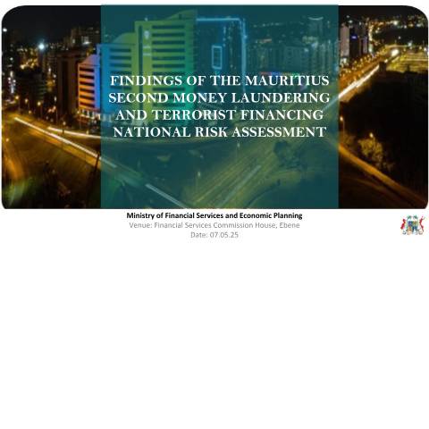 Document preview: Presentation — Document, Mauritius (CERFA n°NRAFindings-PPT)