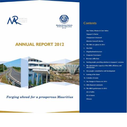 Document preview: 2012 — Publication, Mauritius (CERFA n°Report2012)