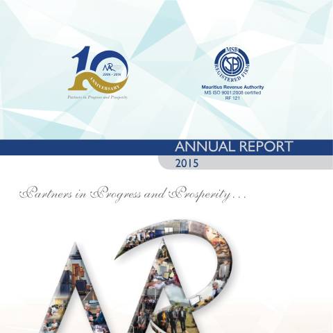 Document preview: 2015 — Publication, Mauritius (CERFA n°MRAAnnualReport2015)