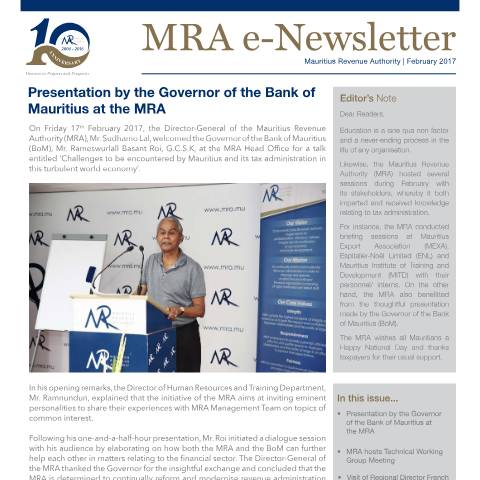 Document preview: February 2017 — Document, Mauritius (CERFA n°February2017)