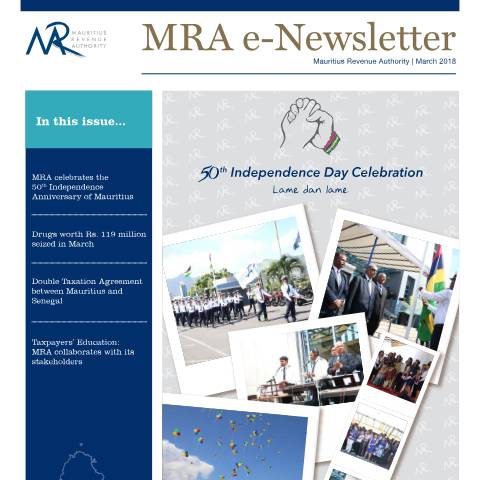 Document preview: March 2018 — Document, Mauritius (CERFA n°ENewsletterMarch2018)