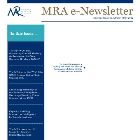 Document preview: May 2022 — Document, Mauritius (CERFA n°eNewsMay2022)