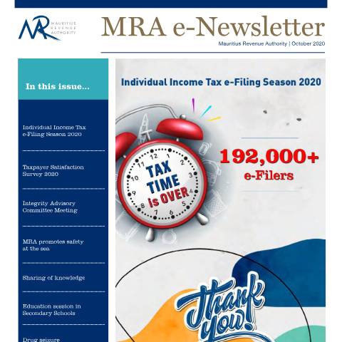 Document preview: October 2020 — Document, Mauritius (CERFA n°NewsletterOctober2020)