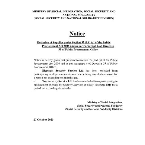 Document preview: notice website_31Oct2023 — Document, Mauritius (CERFA n°notice-website_31Oct2023)