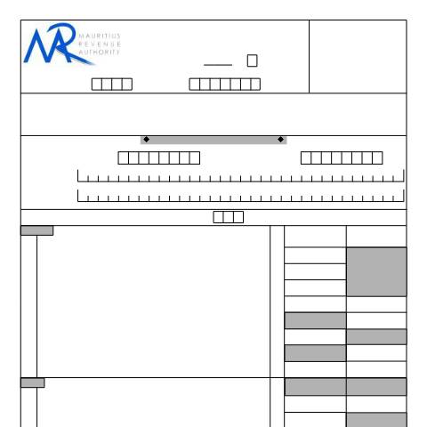 Document preview: VAT Return / Notes - VAT 3 — Form, Mauritius (CERFA n°VAT3FormNew)