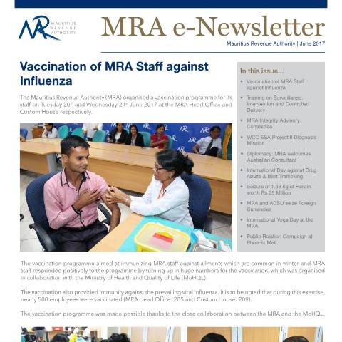 Document preview: June 2017 — Document, Mauritius (CERFA n°ENewsletterJune2017)